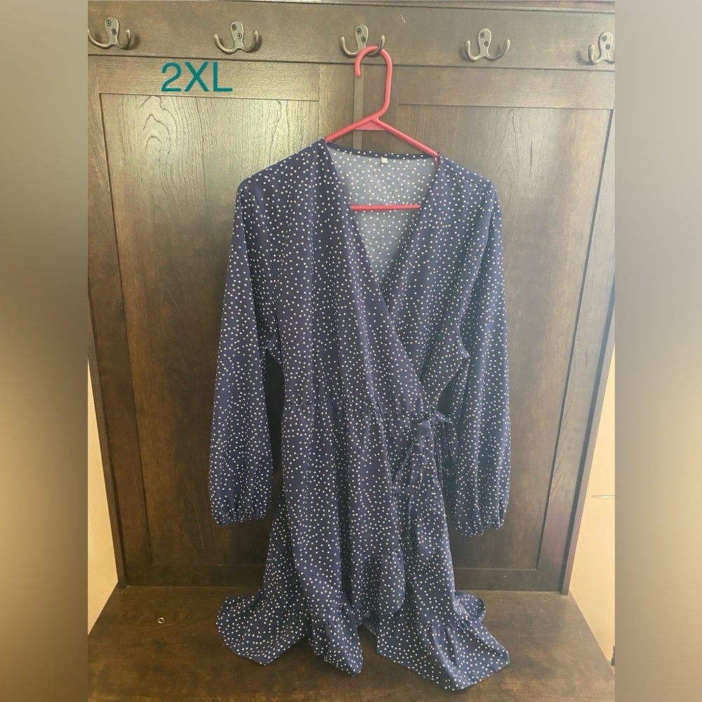 2XL Wrap Mini Dress